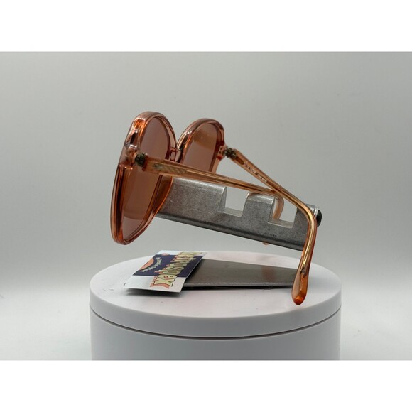 Vintage Oversize Sunglasses NOS Monochrome Amber Orange Lens/Frame 1970s-1980s - Picture 10 of 10